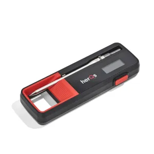 herQs Single Max Bluetooth-grillilämpömittari, jossa sovelluksella ohjaus ja 1 langaton anturi grilleihin ja savustimiin