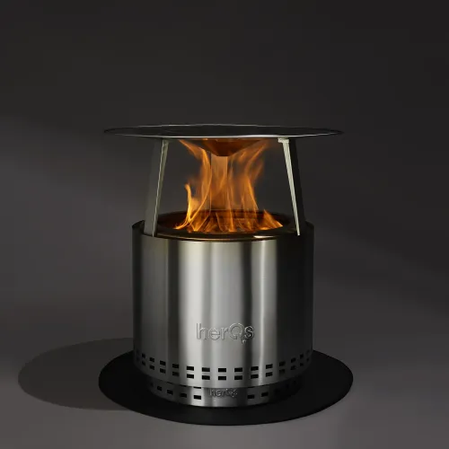 herQs Blaze Heater – leder värmen nedåt - Rostfritt stål